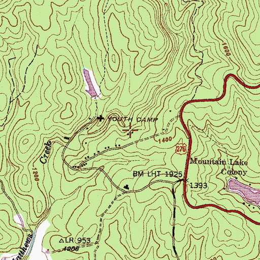Topographic Map of Methodist Pond, SC