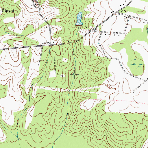 Topographic Map of Bridlewood Lower Lake Dam D-3237, SC