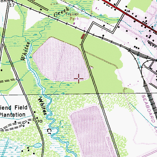Topographic Map of Georgetown Sewage One Pond Dam D-3588, SC