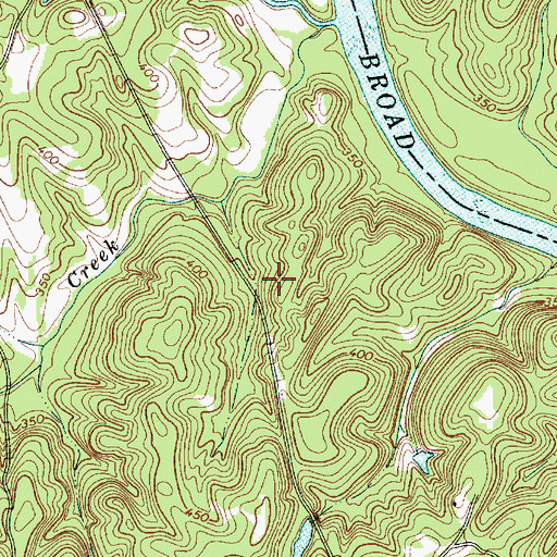 Topographic Map of McDaniels Pond Dam Number Two, SC