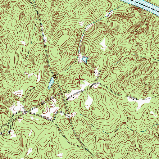 Topographic Map of Ophelias Dam, SC