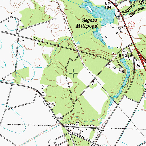 Topographic Map of Botany Woods, SC
