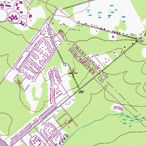Topographic Map of Fairlawn Terrace, SC