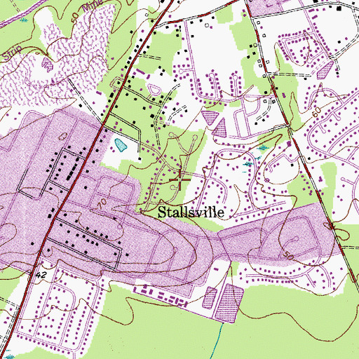 Topographic Map of Quail Arbor, SC