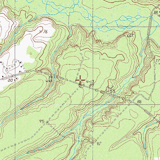 Topographic Map of Sand Hill School (historical), SC