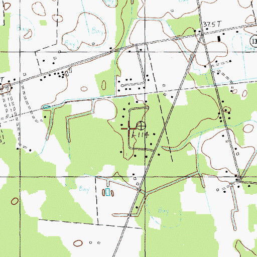 Topographic Map of Colonial Forest, SC