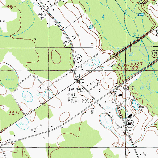 Topographic Map of Pleasant View (historical), SC
