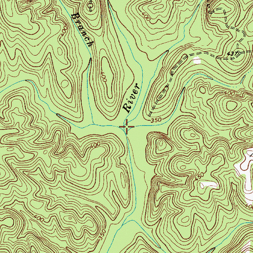 Topographic Map of Mobley Creek, SC