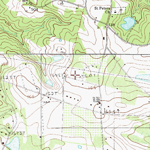 Topographic Map of Lake Murray Fire Tower, SC