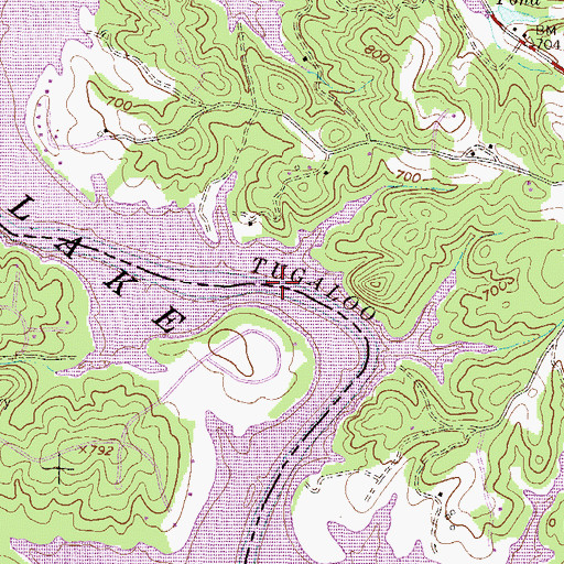 Topographic Map of Jenkins Ferry (historical), SC