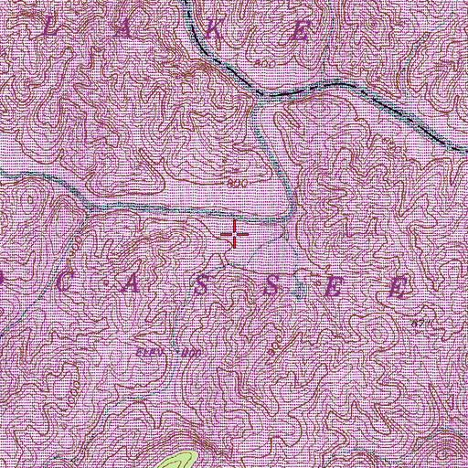 Topographic Map of Jocassee (historical), SC