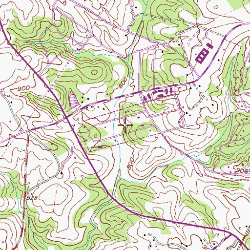 Topographic Map of Thriftwood, SC