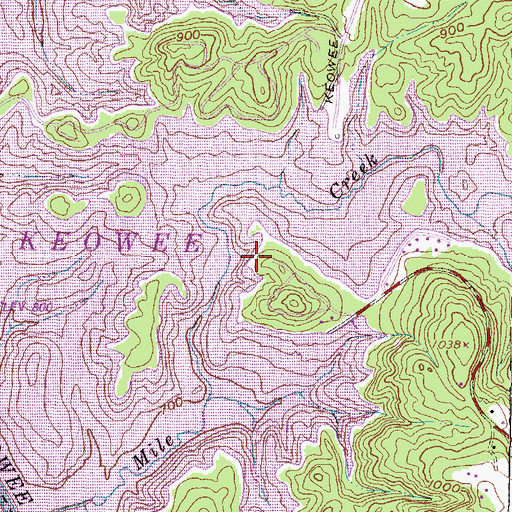 Topographic Map of Gap Hill Landing, SC