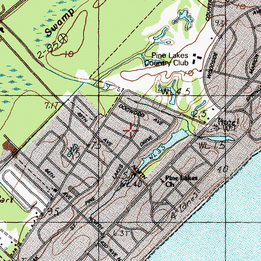Topographic Map of Benton Park, SC