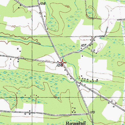Topographic Map of Lewisville (historical), SC