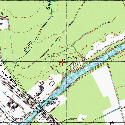 Topographic Map of River Oaks Golf Plantation, SC