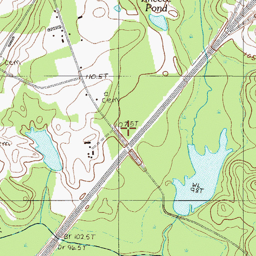 Topographic Map of Clemson Summer Camp (historical), SC