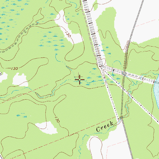 Topographic Map of Hogobook Swamp, SC