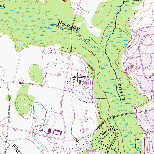 Topographic Map of North Deerfield, SC