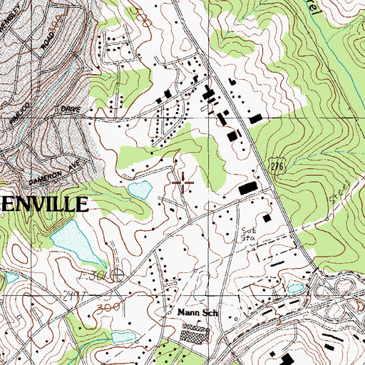 Topographic Map of Isbell Heights, SC