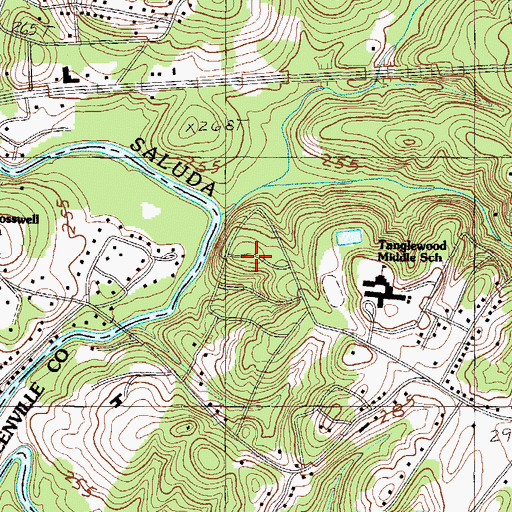 Topographic Map of Palmetto Terrace, SC