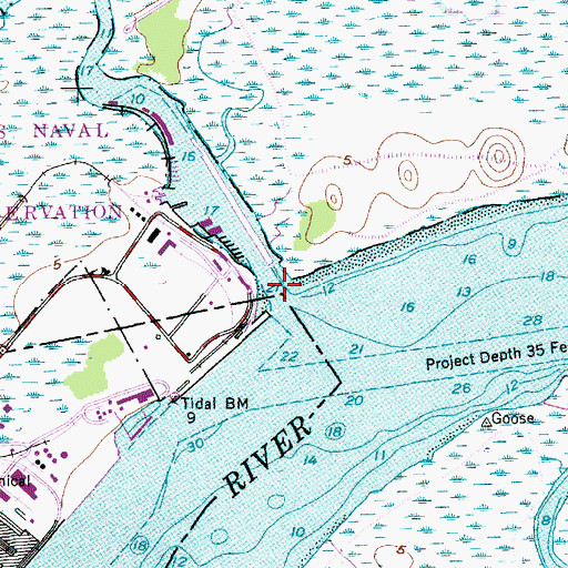 Topographic Map of Goose Creek, SC