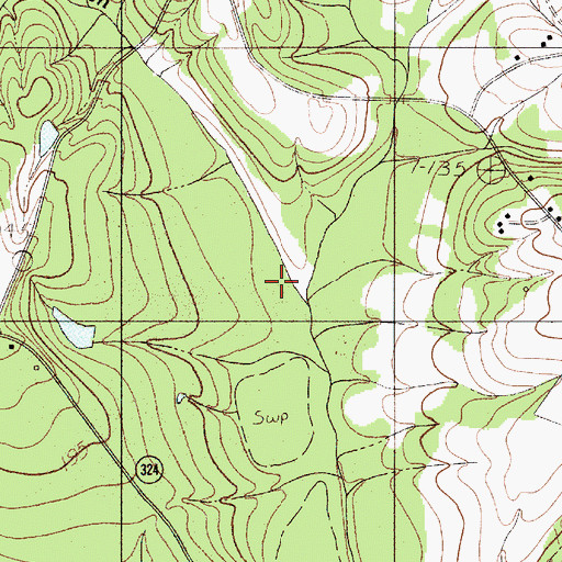 Topographic Map of Langham Branch, SC