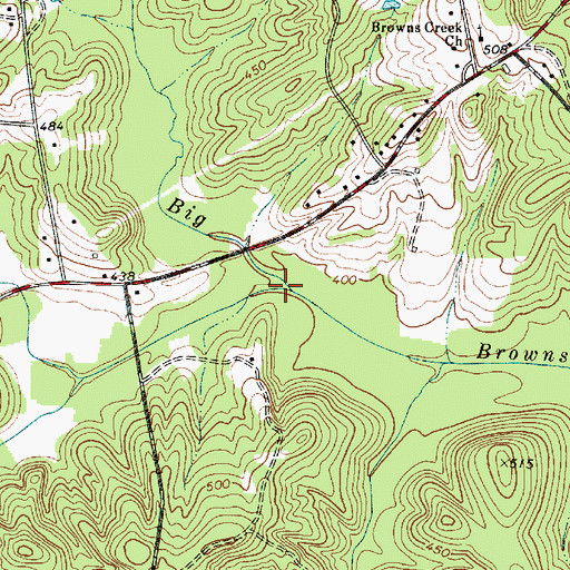 Topographic Map of Meng Creek, SC