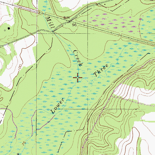 Topographic Map of Furse Mill Creek, SC