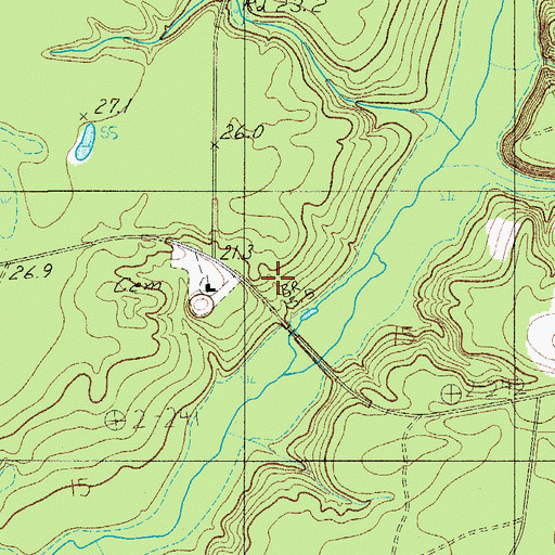 Topographic Map of Black Creek Church, SC