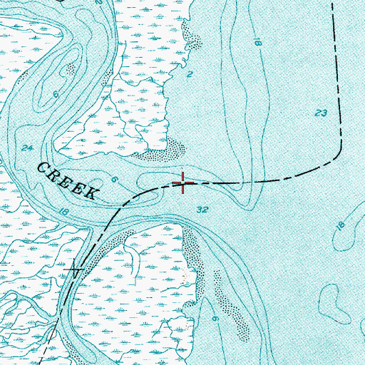 Topographic Map of Boyd Creek, SC