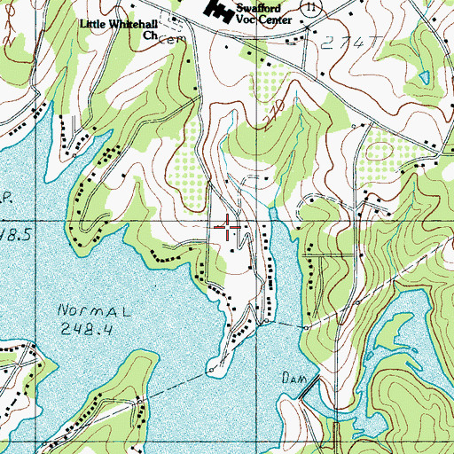 Topographic Map of Brown Arrow, SC