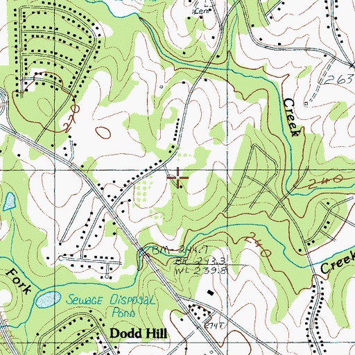 Topographic Map of Shiloh, SC