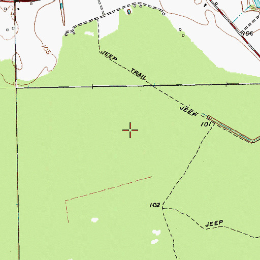 Topographic Map of Colson Bay, SC