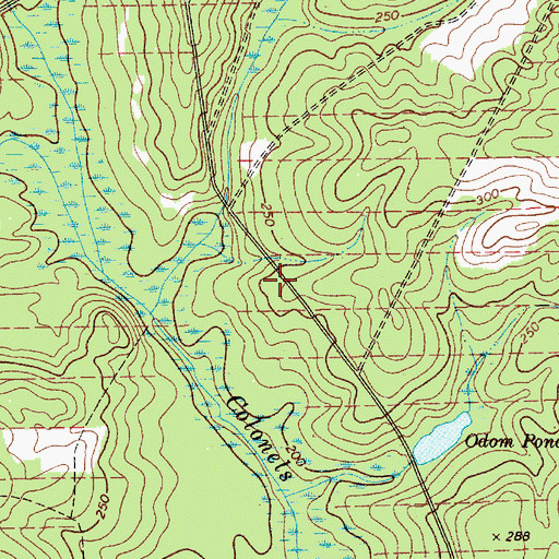 Topographic Map of Bardell Graveyard, SC