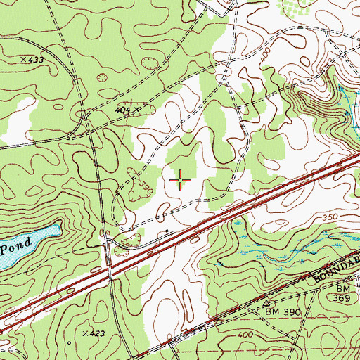 Topographic Map of Chimney Ridge, SC
