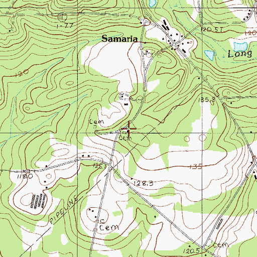 Topographic Map of Mount Hermon Church, SC