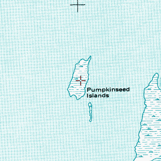 Topographic Map of Pumpkinseed Islands, SC