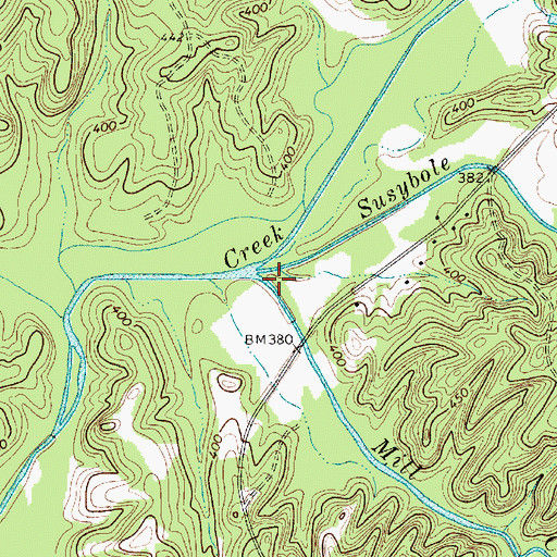 Topographic Map of Susybole Creek, SC