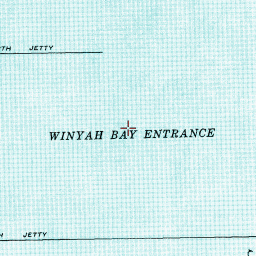 Topographic Map of Winyah Bay Entrance, SC