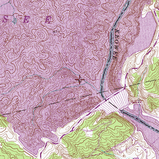 Topographic Map of Jocassee Post Office (historical), SC