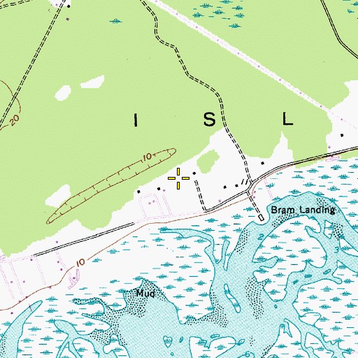Topographic Map of WHHR-AM (Hilton Head Island), SC