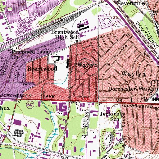 Topographic Map of First Southern Methodist Church, SC