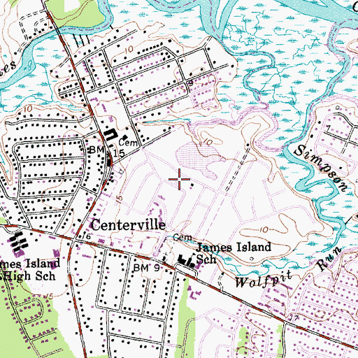 Topographic Map of Riverpoint, SC
