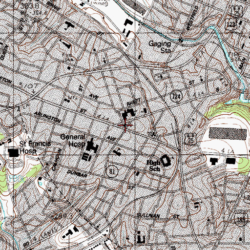 Topographic Map of Saint Pauls United Methodist Church, SC