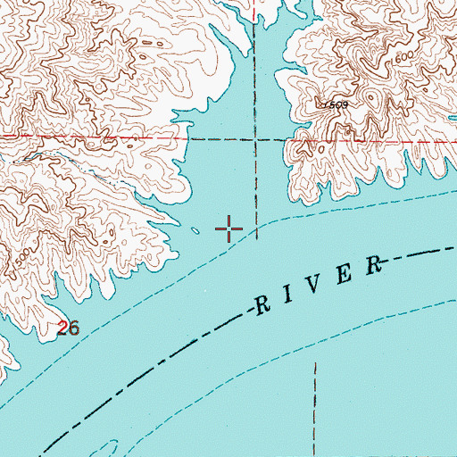 Topographic Map of Chaney Rush Creek, SD