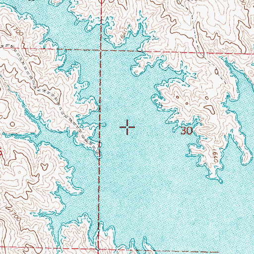 Topographic Map of Fairbanks Creek, SD