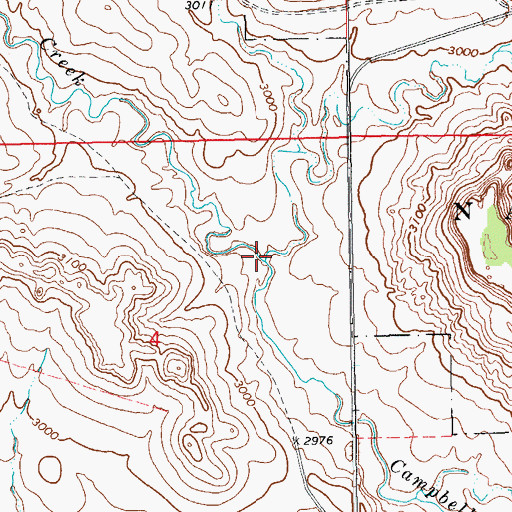 Topographic Map of Schleichart Draw, SD