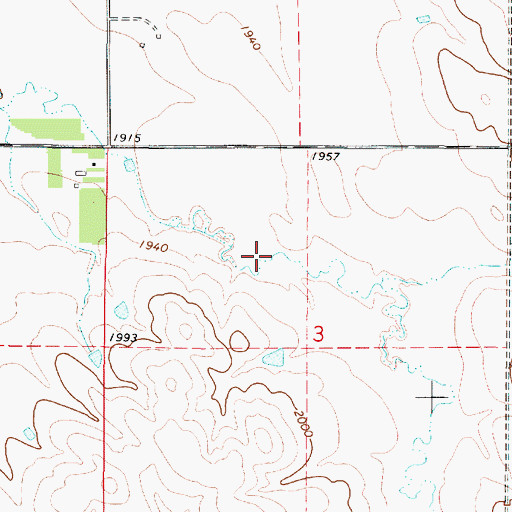 Topographic Map of Robertson Number 1 Dam, SD