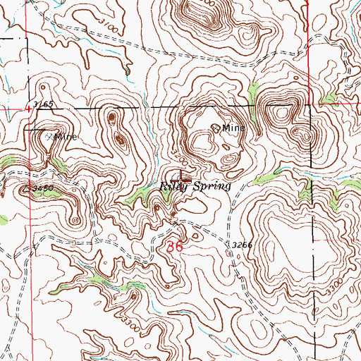 Topographic Map of Ketchum Well, SD
